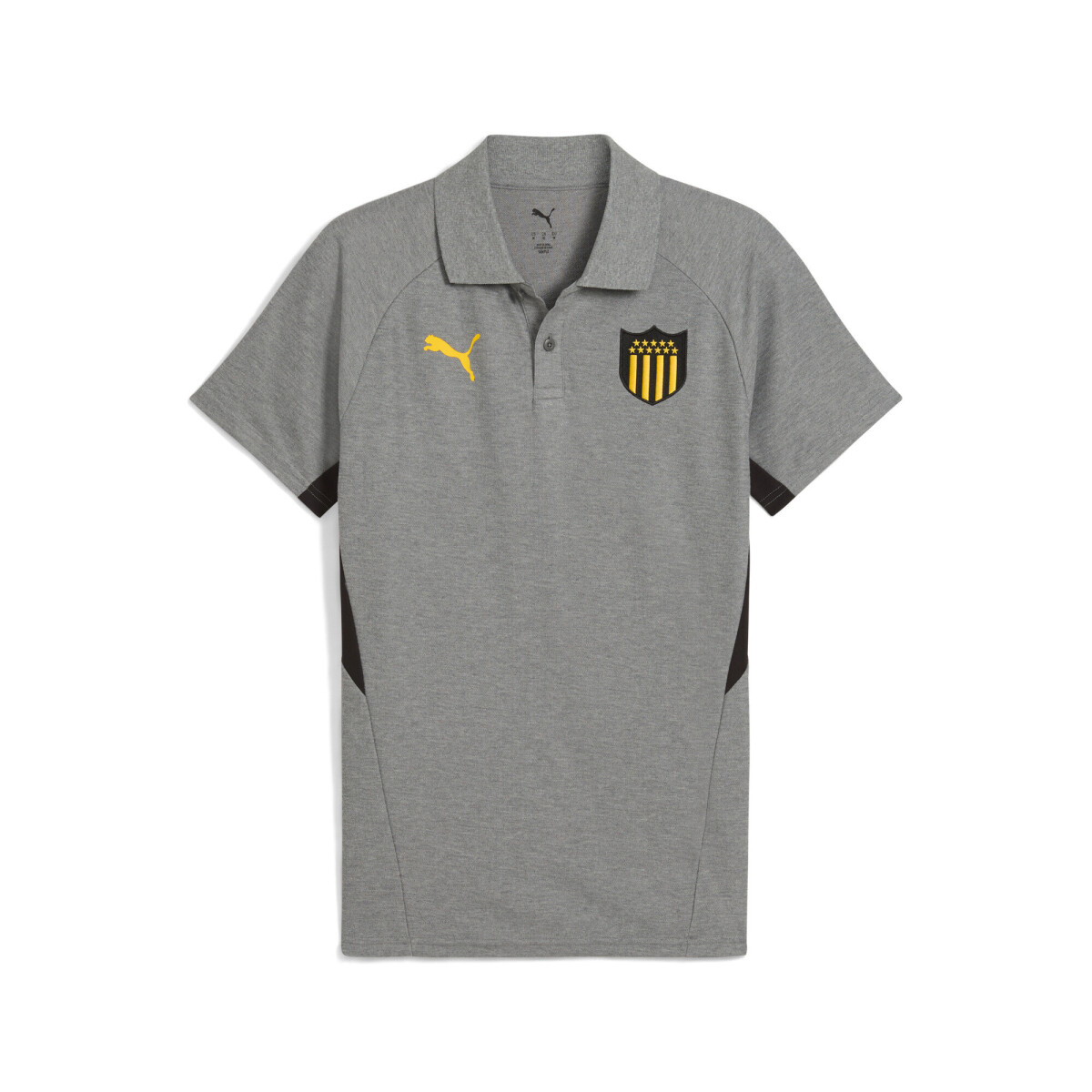 Polo Cap Evostripe de Hombre - Gris 