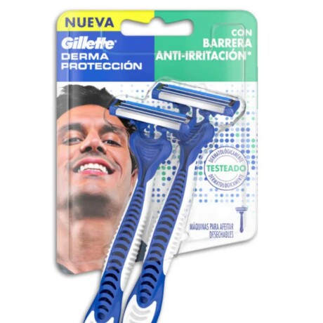 GILLETTE DERMA PROTECCION MAQUINAS 2 UNIDADES GILLETTE DERMA PROTECCION MAQUINAS 2 UNIDADES
