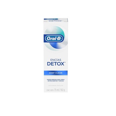 Pasta De Dientes Oral B Detox Deep Clean 102 Grs. Pasta De Dientes Oral B Detox Deep Clean 102 Grs.