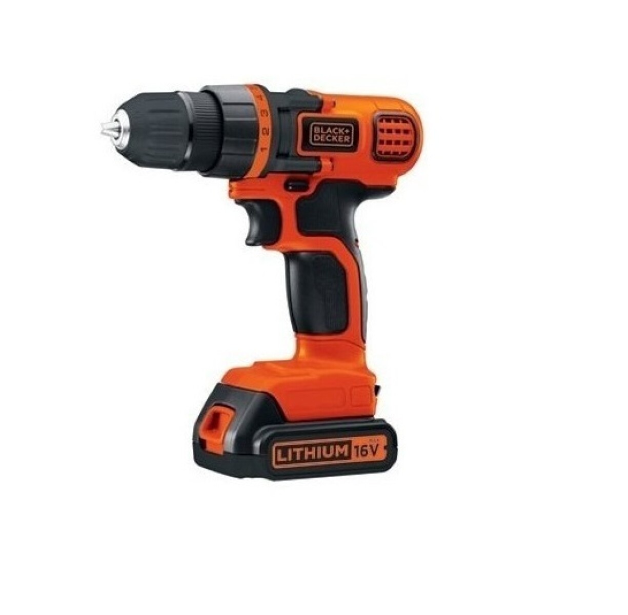 Taladro Atornillador 16V 3/8" Black+Decker 