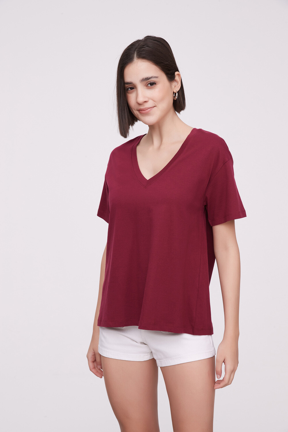 Remera Matteis Bordeaux Oscuro