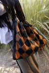 Rombos Bag Negro / Camel