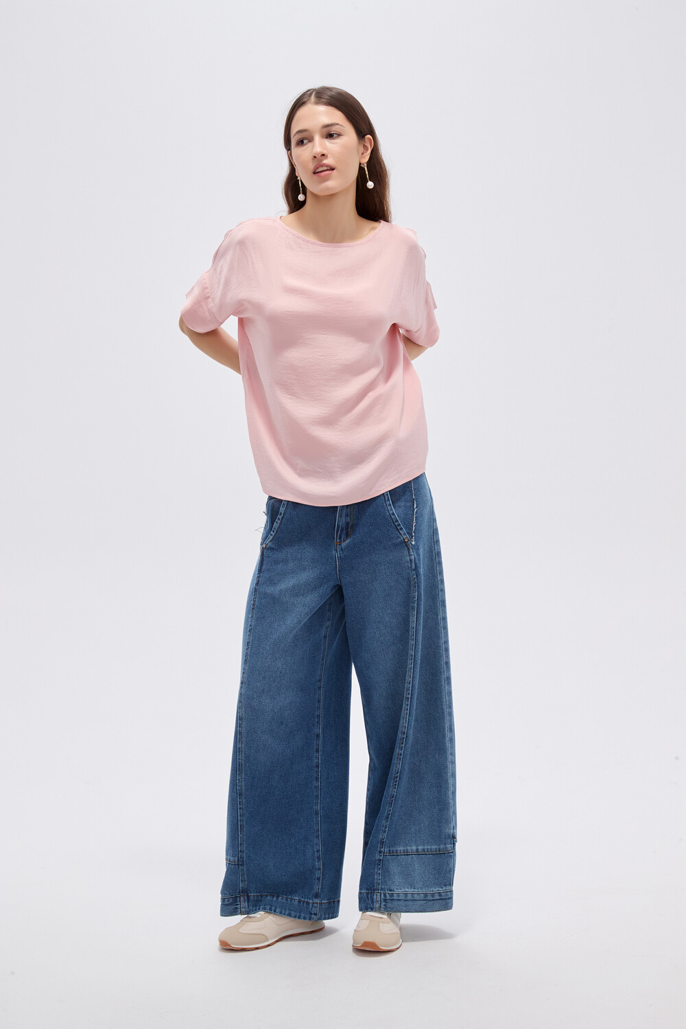 Blusa Burei Rosa Viejo