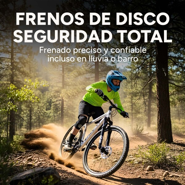 Bicicleta Crolan Montaña Rod 27.5 Freno Disco 21 Vel Shimano Blanco 1