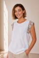 BLUSA LINO CROCHET BLANCO
