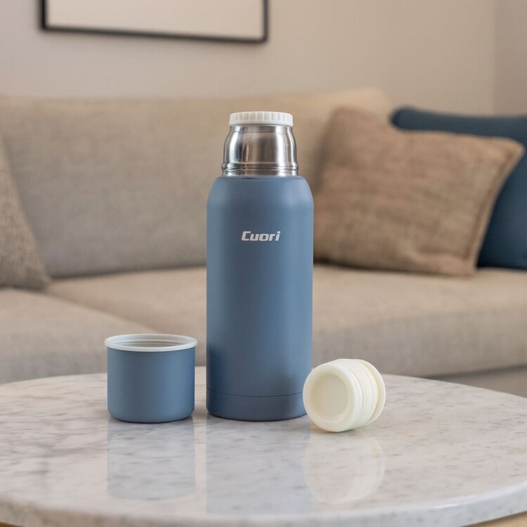Termo Botti acero inoxidable Cuori 750ml azul AZUL