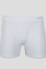 Boxer de microfibra liso Blanco