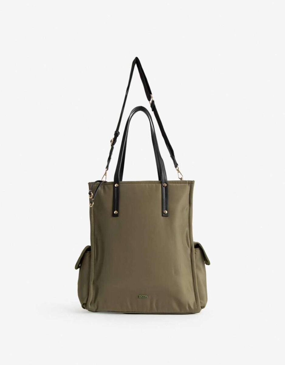 Shopper Portanotebook - Verde oliva 