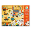 Stickers transferibles Rub on - Asfalto Djeco Stickers transferibles Rub on - Asfalto Djeco
