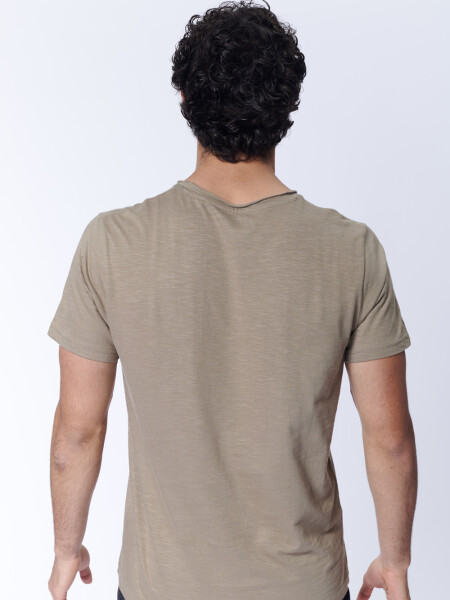 Remera Slub Verde