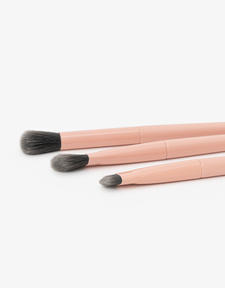 Brochas y Aplicadores Brochas Set De Brochas "the Eyes" - Blanco Crema