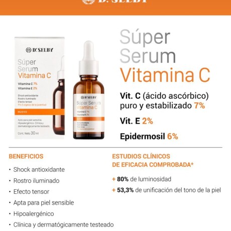 Dr.Selby Súper Serum Vitamina C 30ml Dr.Selby Súper Serum Vitamina C 30ml