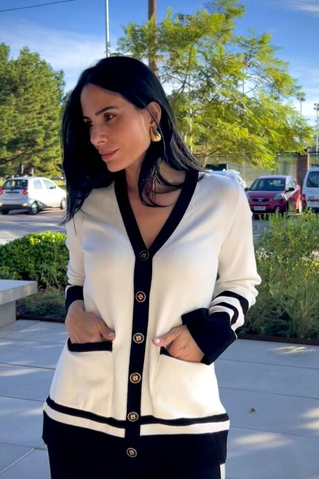 Cardigan Moorea Blanco
