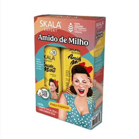 Pack Skala 100% Vegano Shampoo 325 ml + Aco 325 ml Almidón de maíz