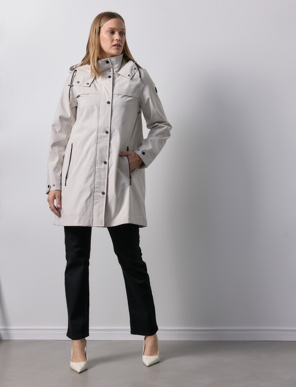 Gabardina Water Repellent BEIGE CLARO