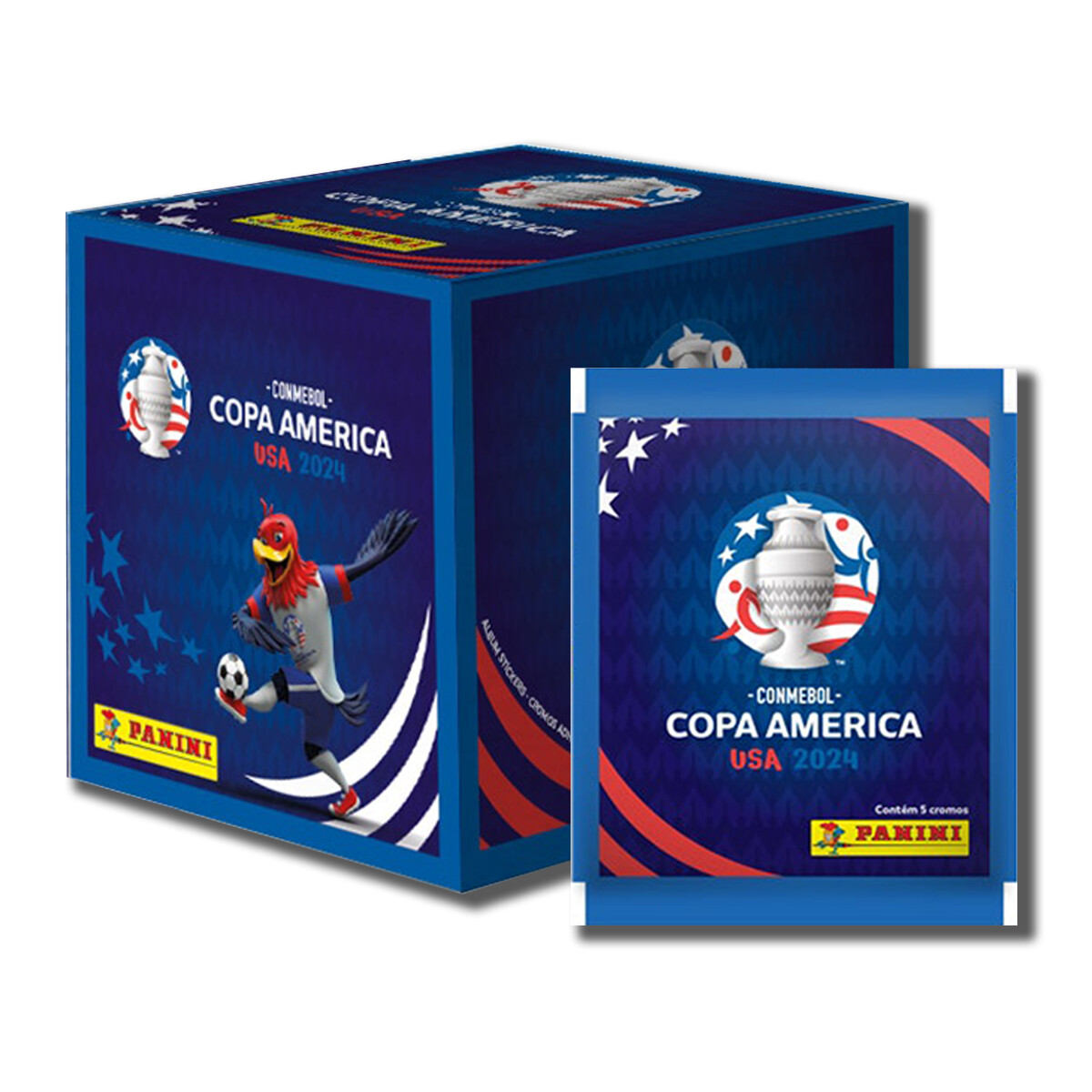 Caja De 50 Sobres Figuritas Panini Copa América 2024 