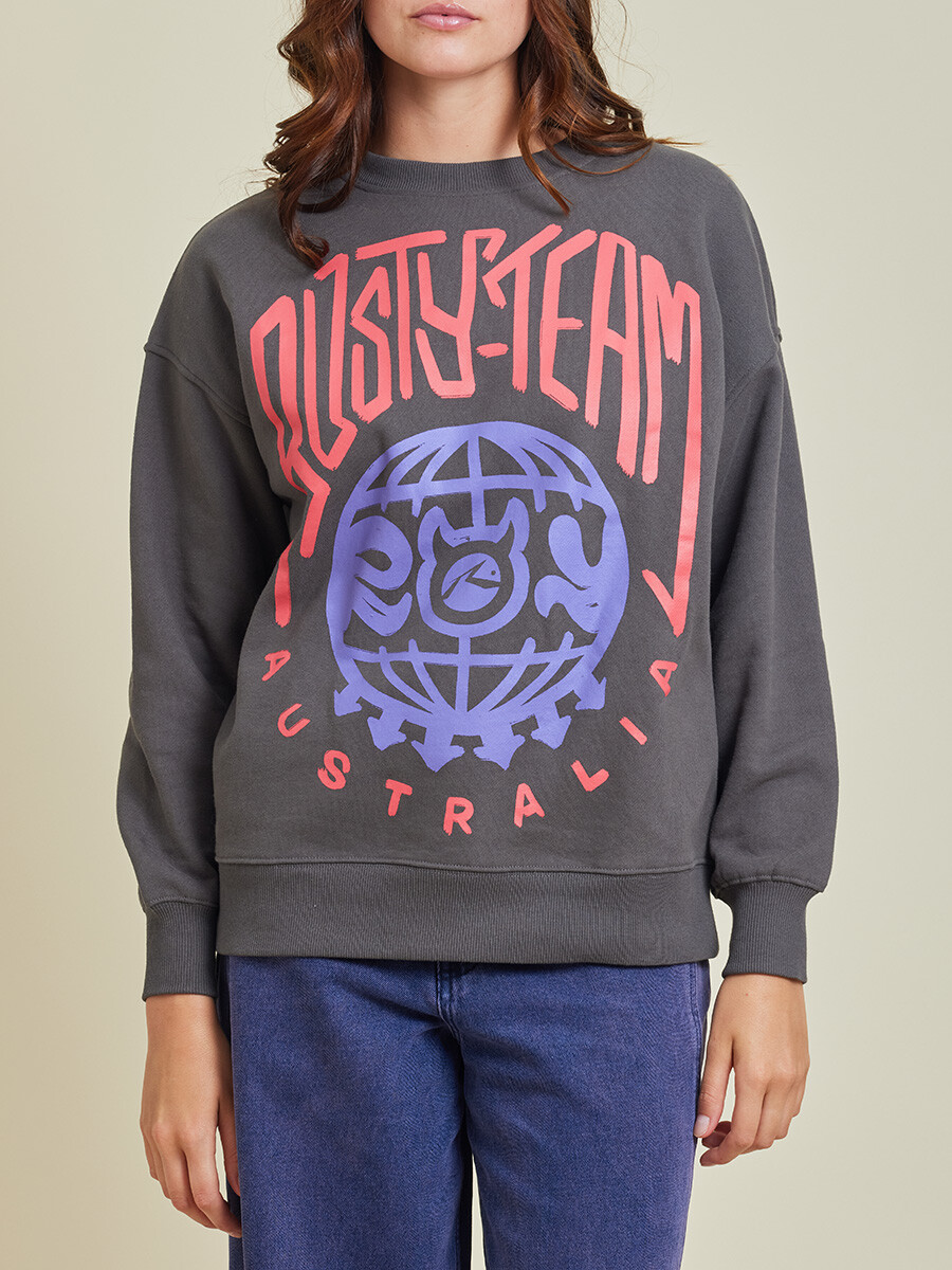 SWEATER FARID RUSTY - Gris Oscuro 