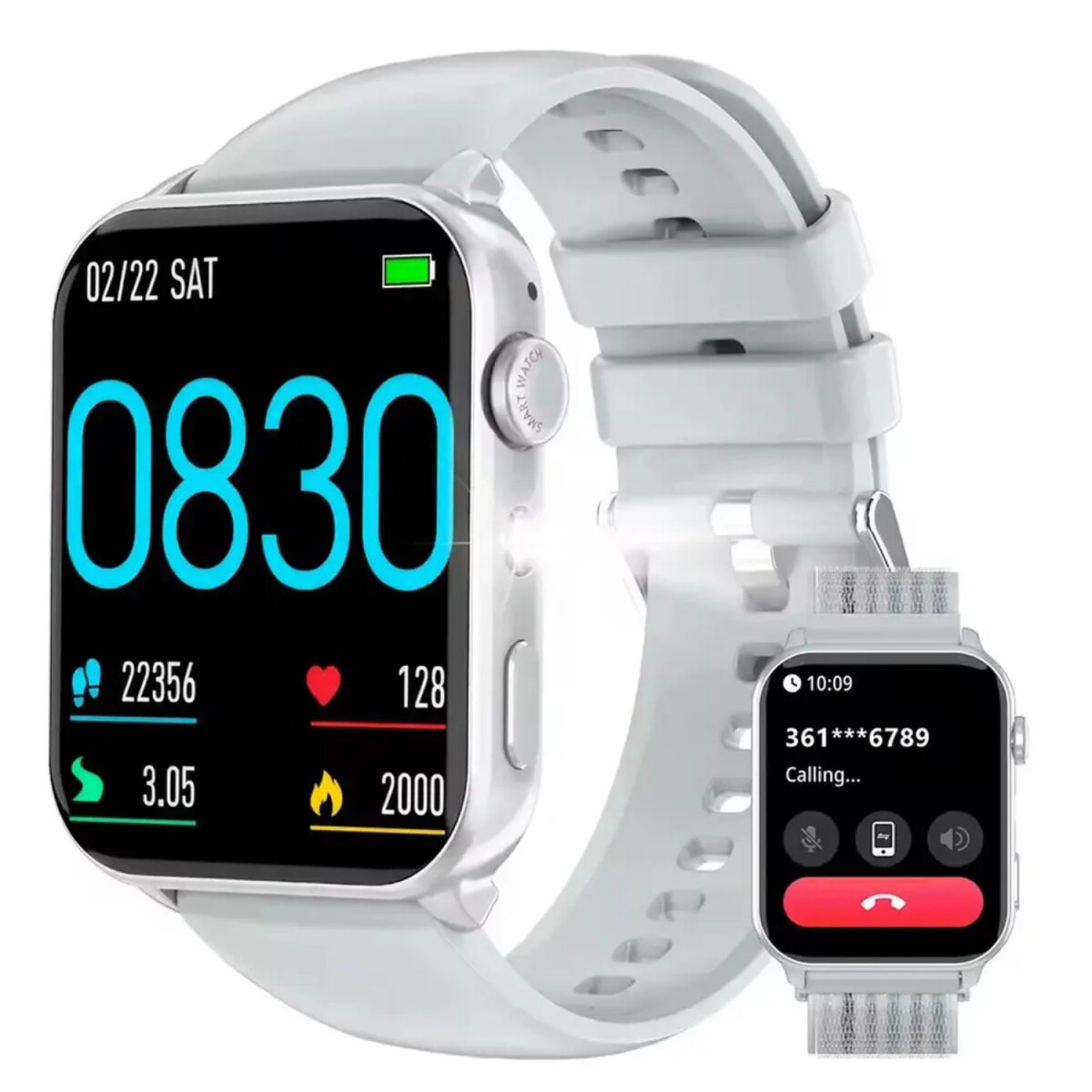 Reloj Inteligente Smartwatch Blackview R30 Max - Plateado 