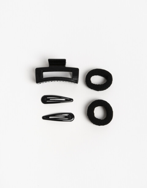Accesorios Pelo Set Accesorios Pelo Set - Negro