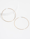 Aros Argollas Metal Argollas De Metal - Dorado
