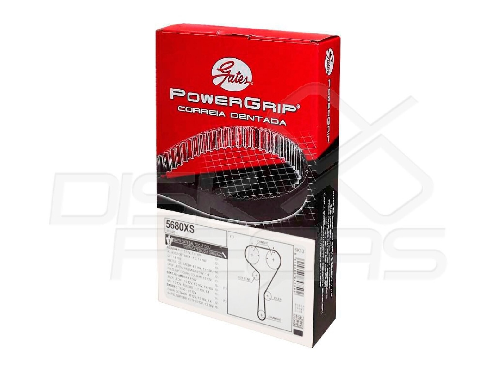 CORREA DISTRIBUCION VOLKSWAGEN GOLF G7 VENTO 1.4 TSI FOX SAVEIRO CROSS 16V UP 14/ - 
