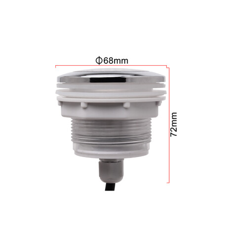 Luminaria embutir sumergible 12V 3W cálida Ø6,8cm IX4419