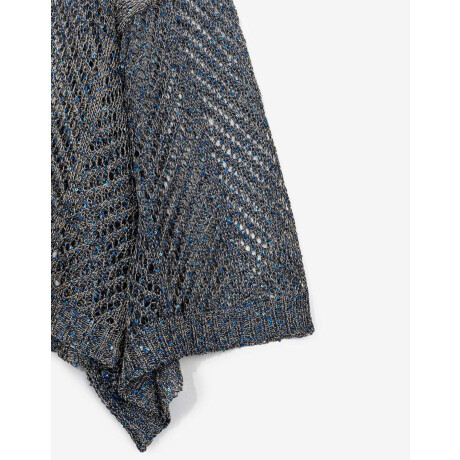 Kimono De Noche Tejido Negro