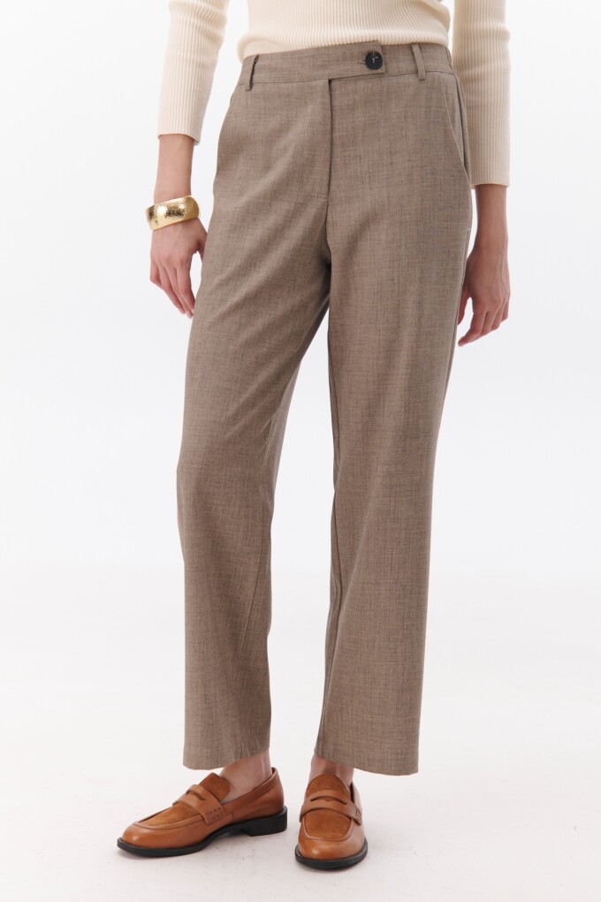 PANTALON MIDI BEIGE