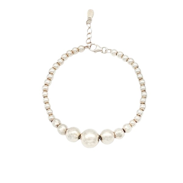 Pulsera Bolitas-Plata 925-Sin piedra-PU3133 sinpiedra