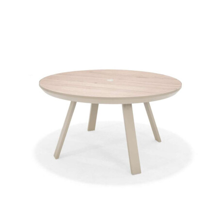 Mesa redonda de Patio Diametro 141cm Urbanite Beige