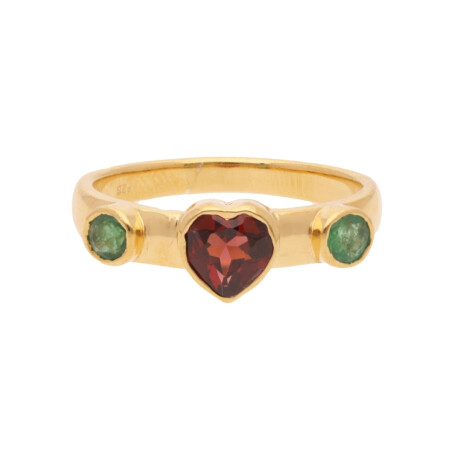 Anillo Karvik de plata 925 bañada en oro 18 K 0