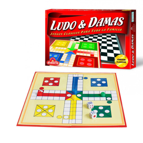 Juego De Mesa Didacta Ludo Y Damas Clasico 2 en 1 Juego De Mesa Didacta Ludo Y Damas Clasico 2 en 1