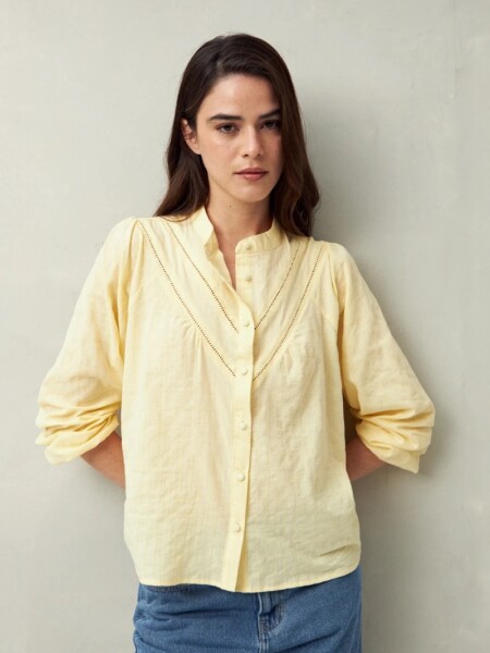 CAMISA D.CASSIN NEREA AMARILLO