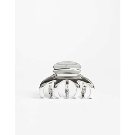 Broche De Acrílico Plateado