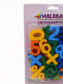 NUMEROS Y SIMBOLOS MAGNETICOS MULTICOLOR
