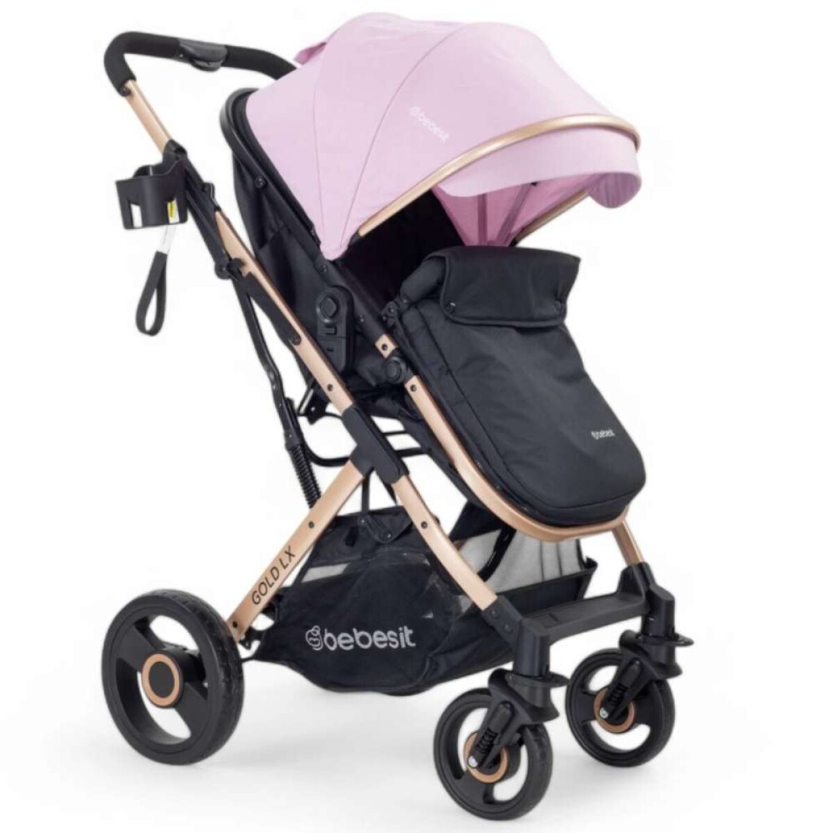 Coche Vox Gold Ruedas Todo Terreno Y Asiento - 2 En 1 Con Moises 