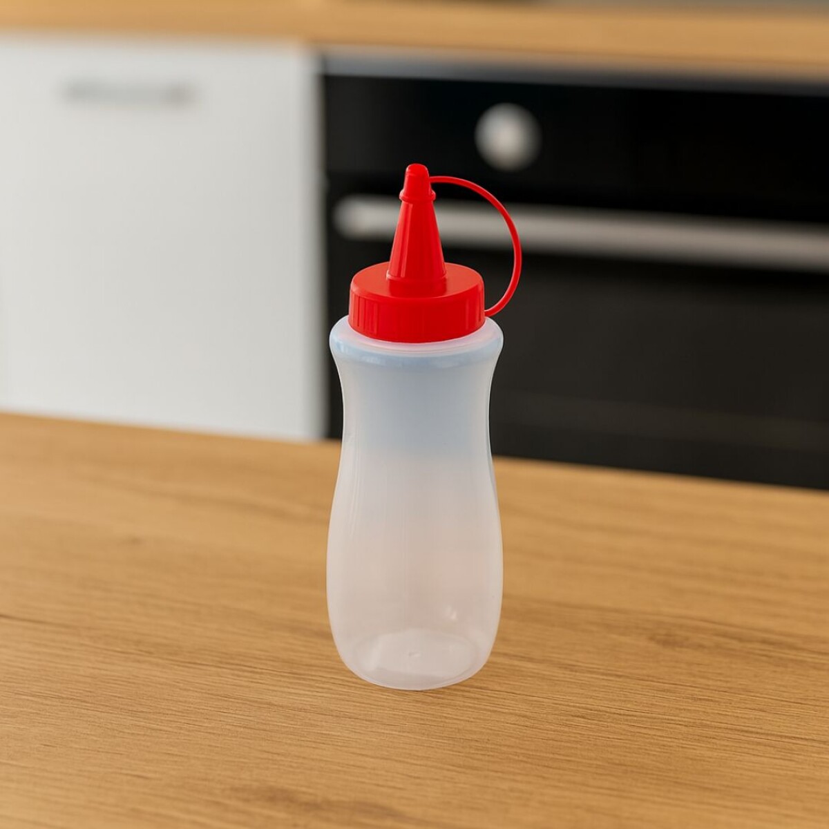 POTE DISPENSADOR DE SALSAS ROJO 