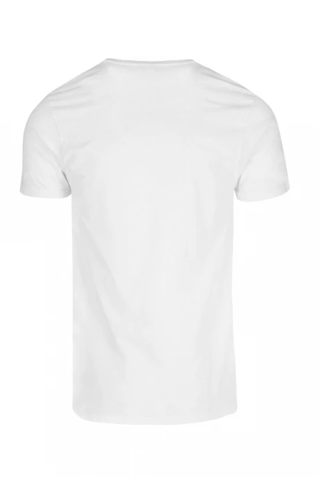 Camiseta a la base peso medio Blanco