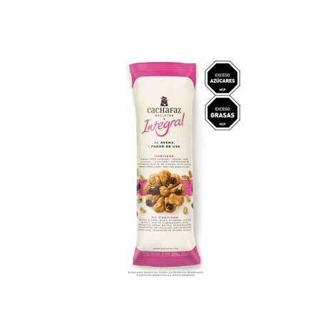 GALLETAS CACHAFAZ INTEGRALES AVENA Y PASAS 225G GALLETAS CACHAFAZ INTEGRALES AVENA Y PASAS 225G