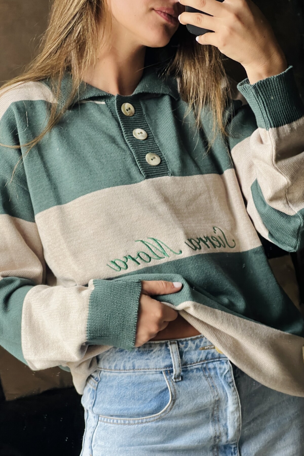 Heritage Sweater Verde / Crudo