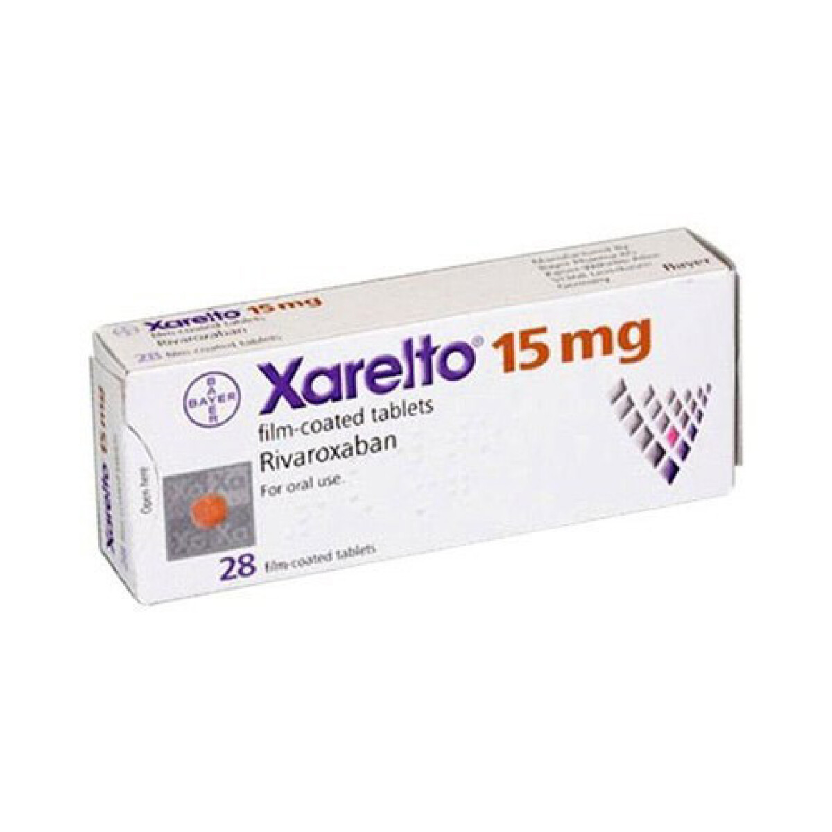 Xarelto 15mg 28 Comprimidos 