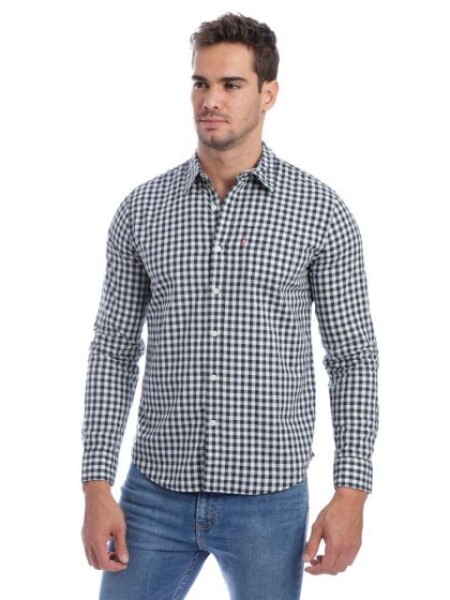 CAMISA LEVI´S M.L ESCOCESA AZU BLA