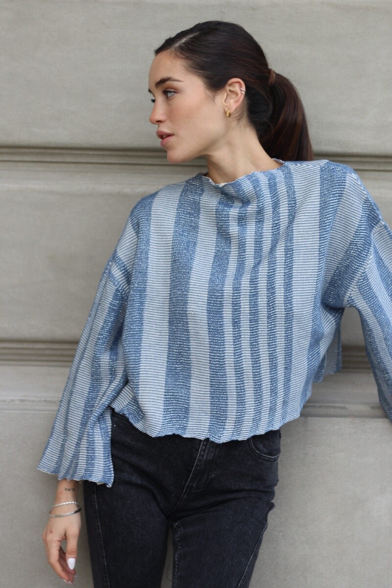 Sweater Mantis - Celeste Claro 
