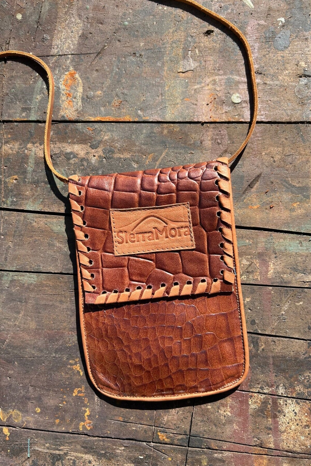 Cel Bag Crocco Caramel