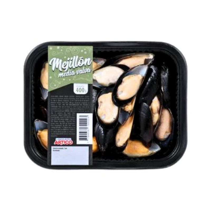 Mejillón media cáscara Ártico - 400 gr Mejillón media cáscara Ártico - 400 gr
