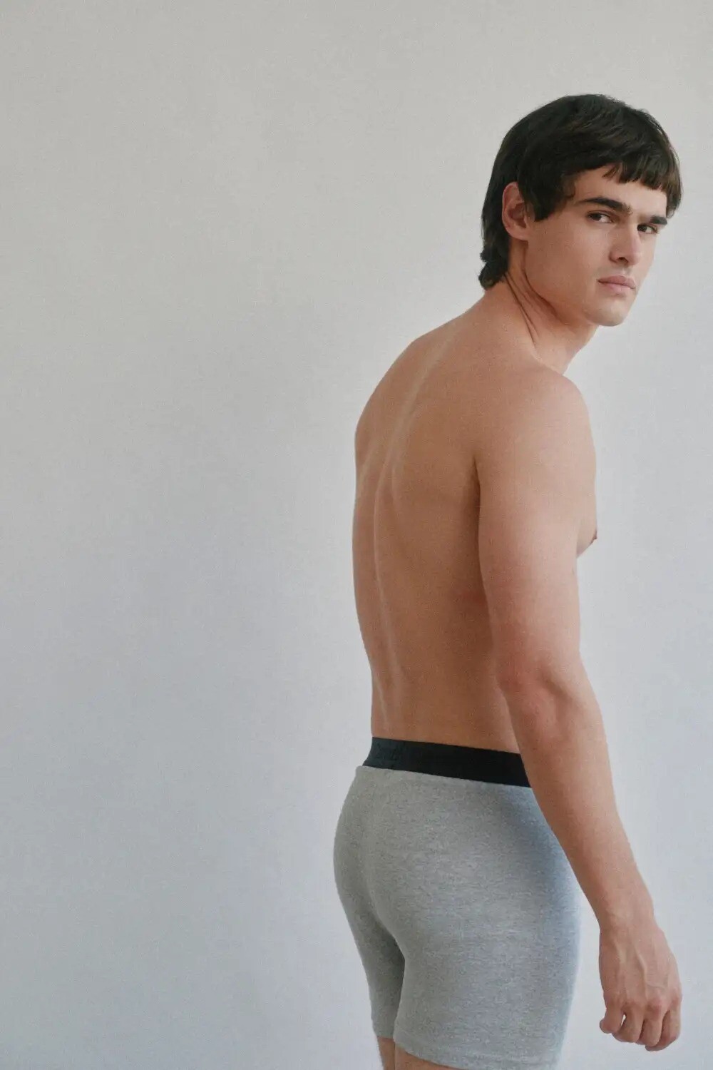 BOXER MAX Gris Melange