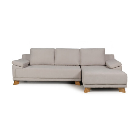 Rinconera Adalia - Tela Microfibra - Chaise derecho 9248 (Beige)