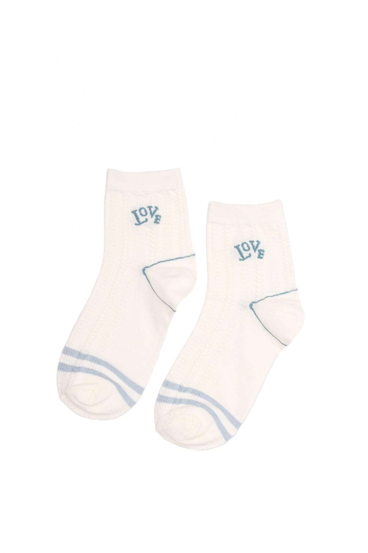 Medias Estampadas Blanco 3