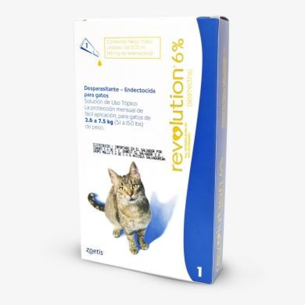 REVOLUTION GATOS 2,6 A 7,5 KG REVOLUTION GATOS 2,6 A 7,5 KG