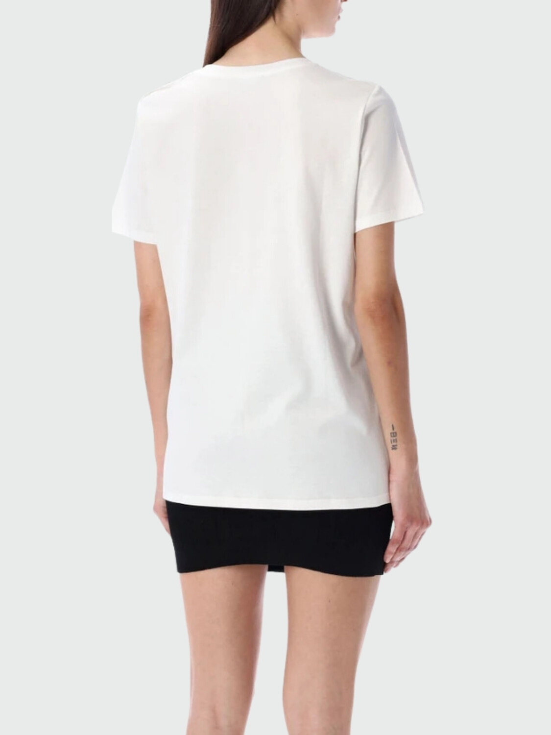 BALMAIN - Camiseta con estampado de Balmain Paris Blanco